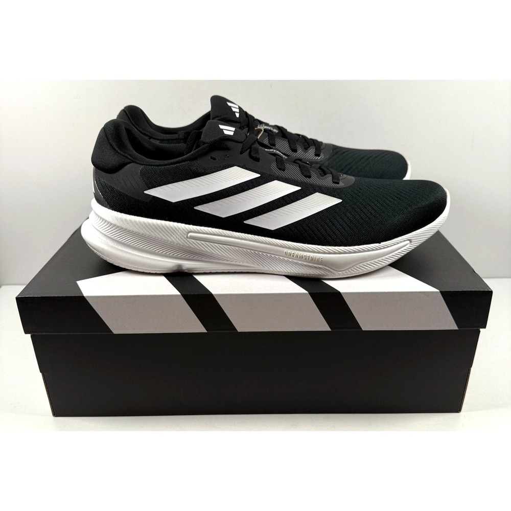 Adidas Supernova Ease M Shoes Men's Size 12 Core Black White Charcoal JI1426